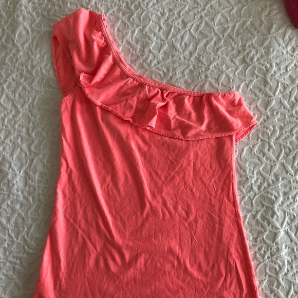 Lilly Pulitzer One Shoulder Ruffle Top - Picture 3 of 7